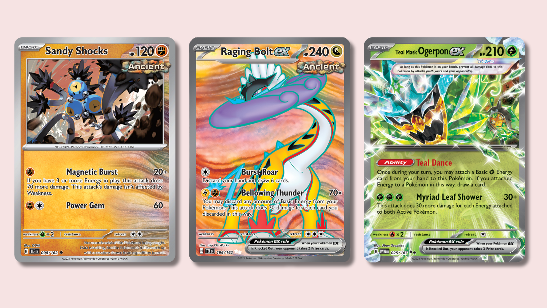 Las mejores construcciones de mazos de Raging Bolt Ogerpon ex Pokémon Trading Card Game