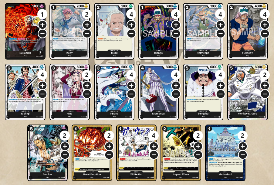 Lista de niveles del mazo inicial de One Piece Card Game: todas las listas, lo mejor para comprar