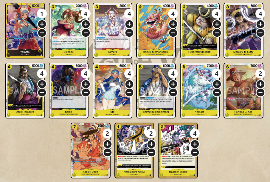 Lista de niveles del mazo inicial de One Piece Card Game: todas las listas, lo mejor para comprar