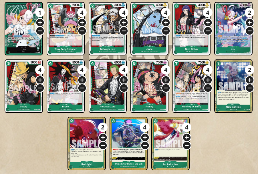 Lista de niveles del mazo inicial de One Piece Card Game: todas las listas, lo mejor para comprar