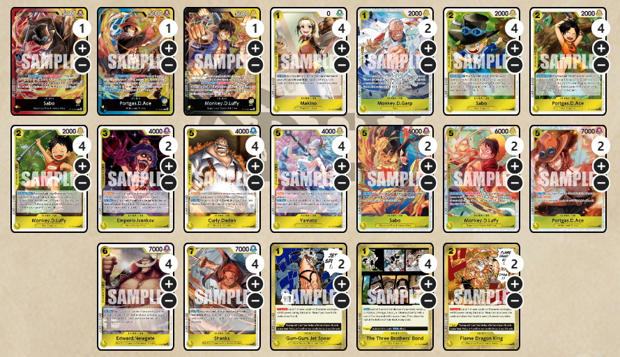 Lista de niveles del mazo inicial de One Piece Card Game: todas las listas, lo mejor para comprar