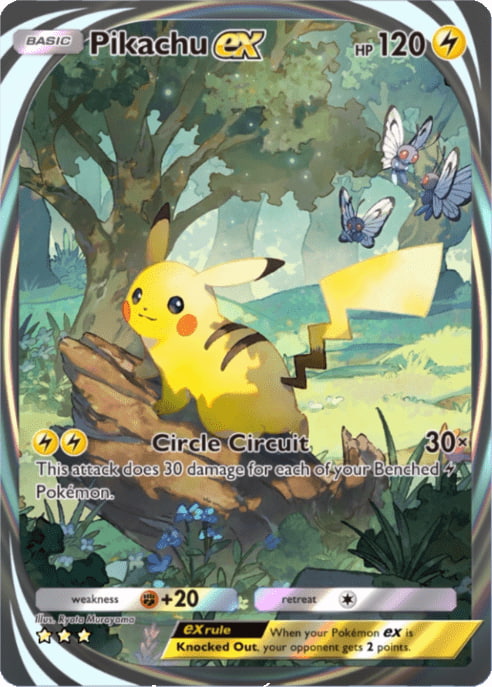 Artwork for Pikachu ex Immersive Art in Genetic Apex