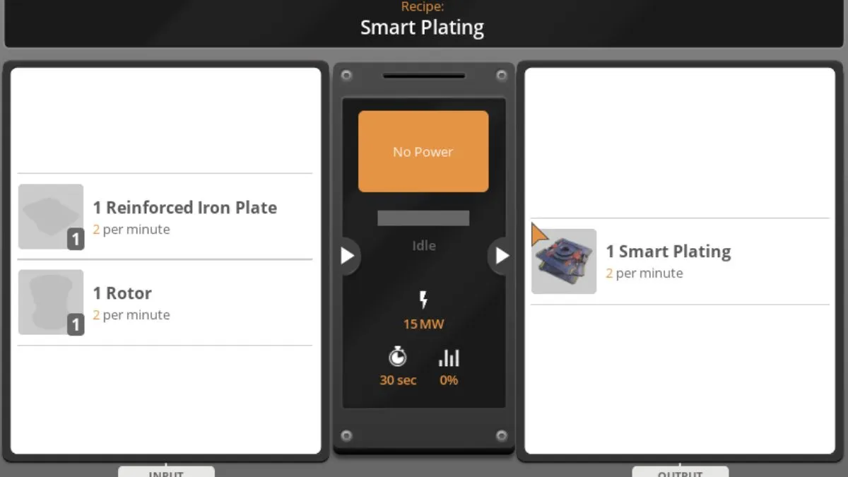 Как сделать Smart Plating в Satisfactory