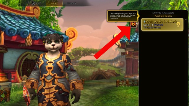 How to restore deleted characters in WoW The War Within