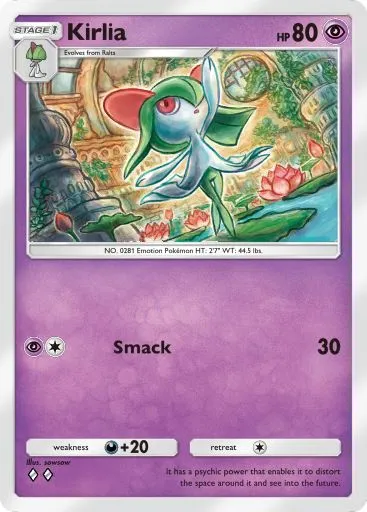 Pokémon TCG Pocket Kirlia card.