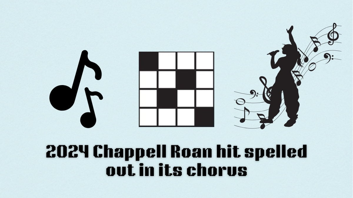 '2024 Chappell Roan hit spelled out in its chorus' NYT Mini Crossword