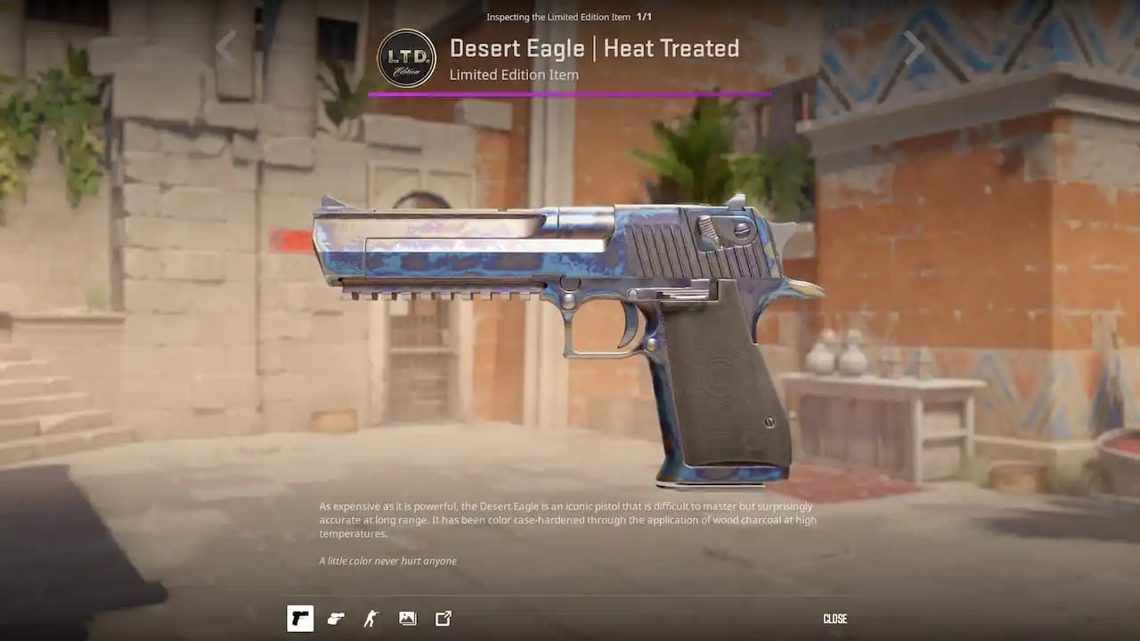 How to get Heat Treated Desert Eagle in CS2