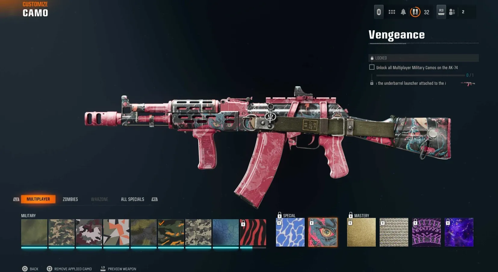 Los 11 mejores camuflajes de armas en Black Ops 6