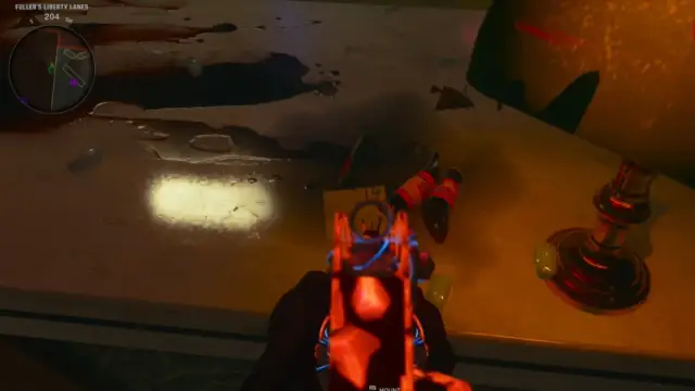 A player looking at a post-it note on a desk on the Liberty Falls map in Black Ops 6.