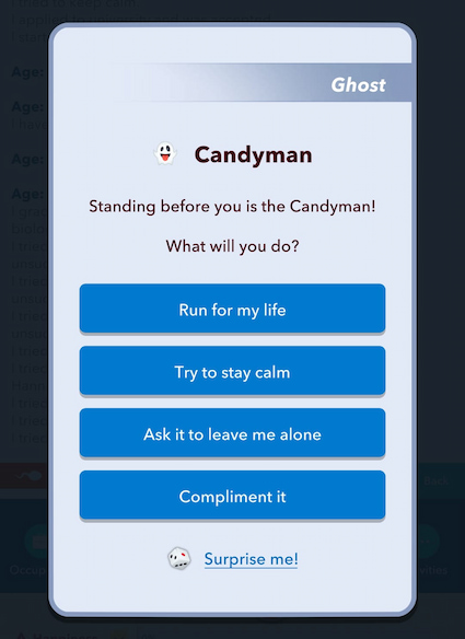 All Halloween Scavenger Hunt answers in BitLife