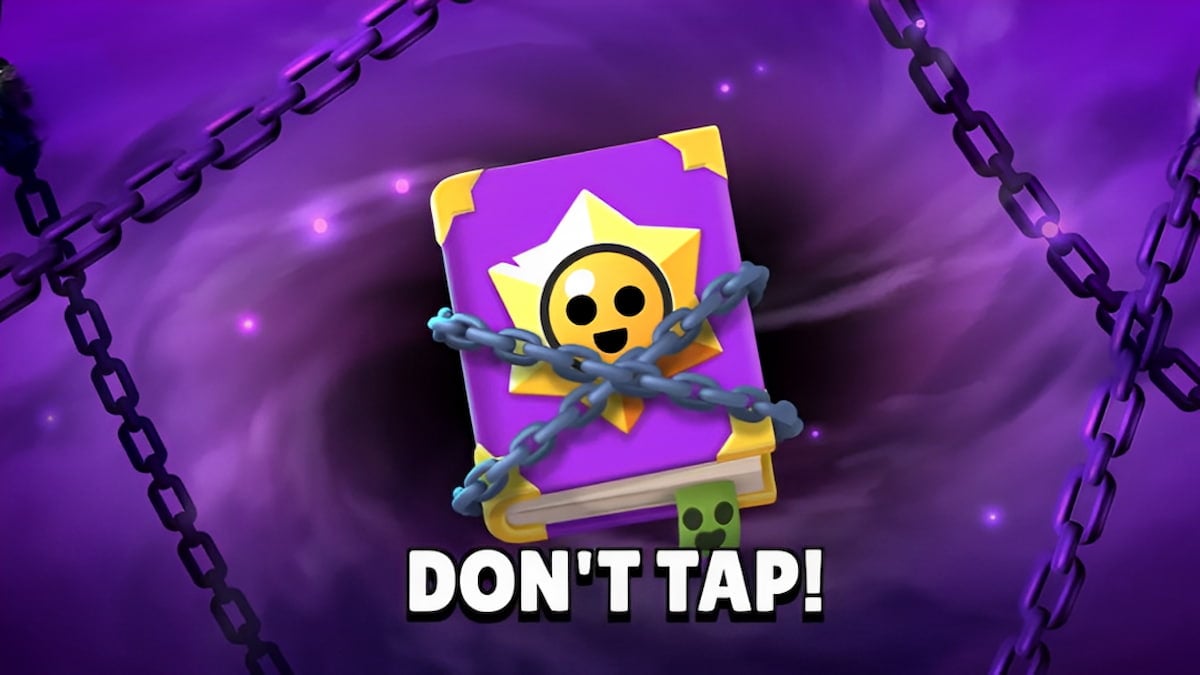 Picture showing the Don't Tap chained Book in Brawl Stars.