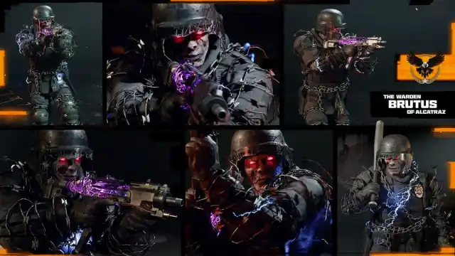 Brutus presentation with his guns in Black Ops 6.