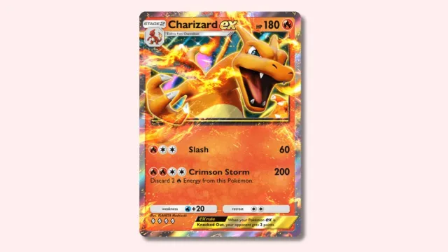 Charizard ex from Pokémon TCG Pocket.