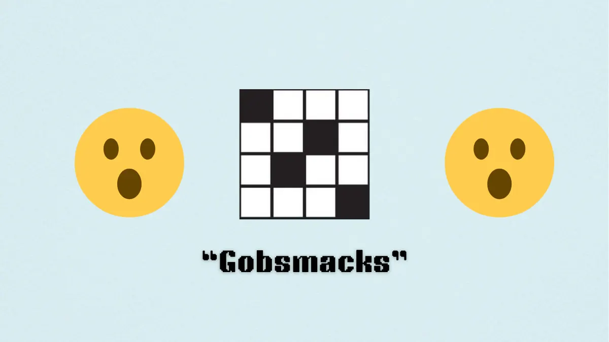 ‘Gobsmacks’ NYT Mini Crossword puzzle clue answer and hints