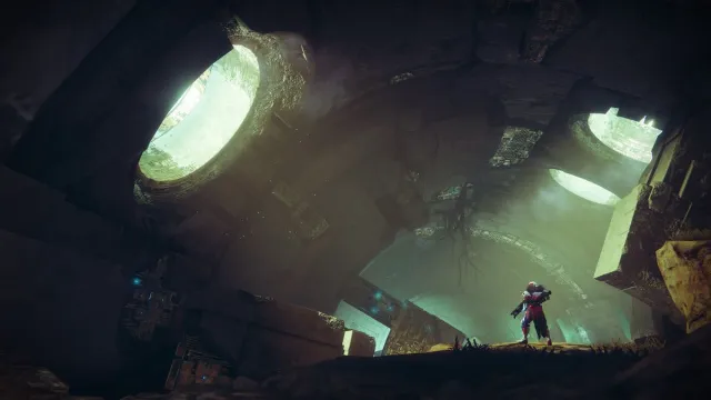 Destiny 2 player exploring.