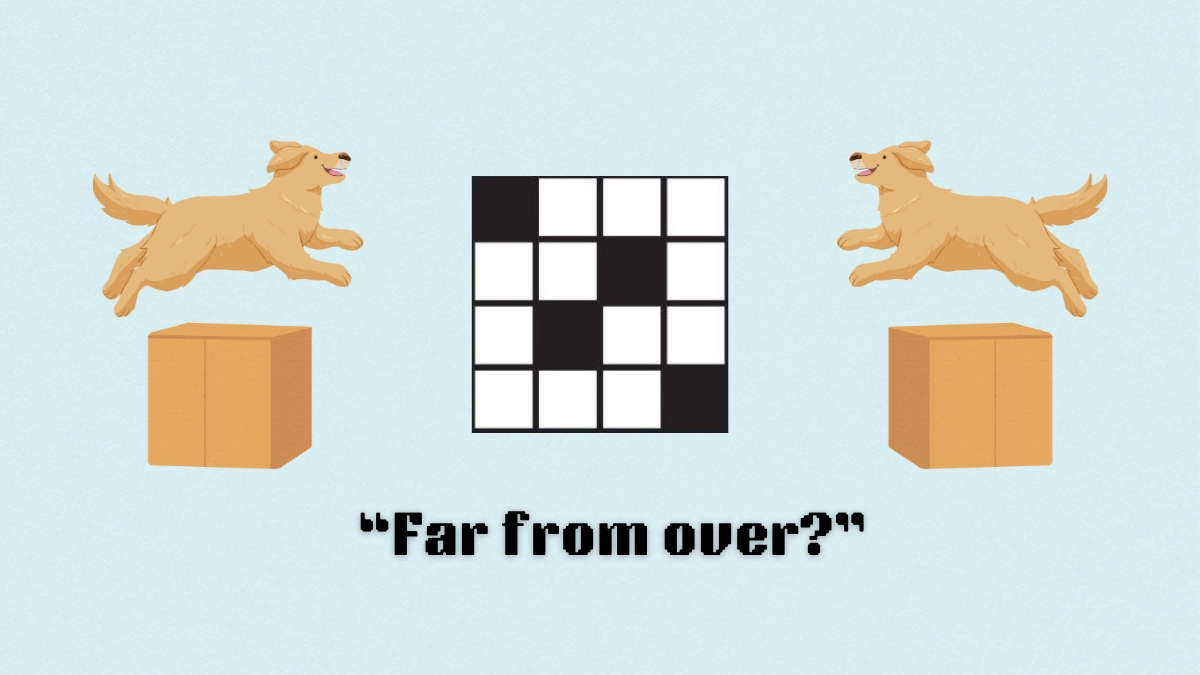 ‘Far from over?’ NYT Mini Crossword clue answer and hints