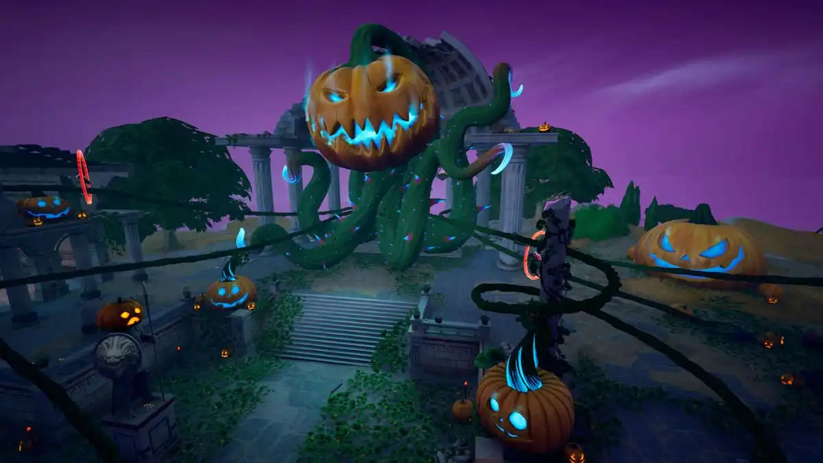 How to find and visit locations with Ultima Carver overgrowth in Fortnite