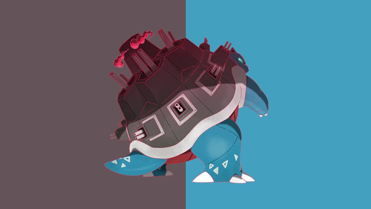 Gigantamax Blastoise in Pokémon Go