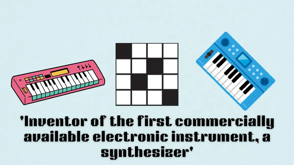 ‘Inventor of the first commercially available electronic instrument, a synthesizer’ NYT Mini Crossword clue answer and hints