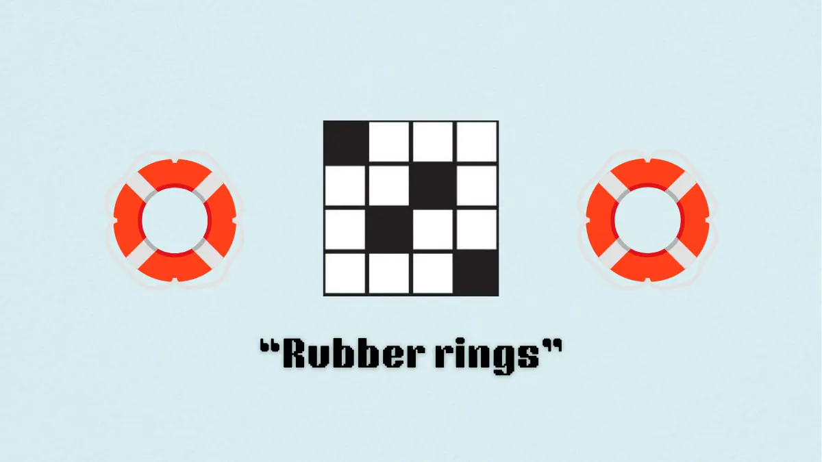 ‘Rubber rings’ NYT Mini Crossword puzzle clue answer and hints