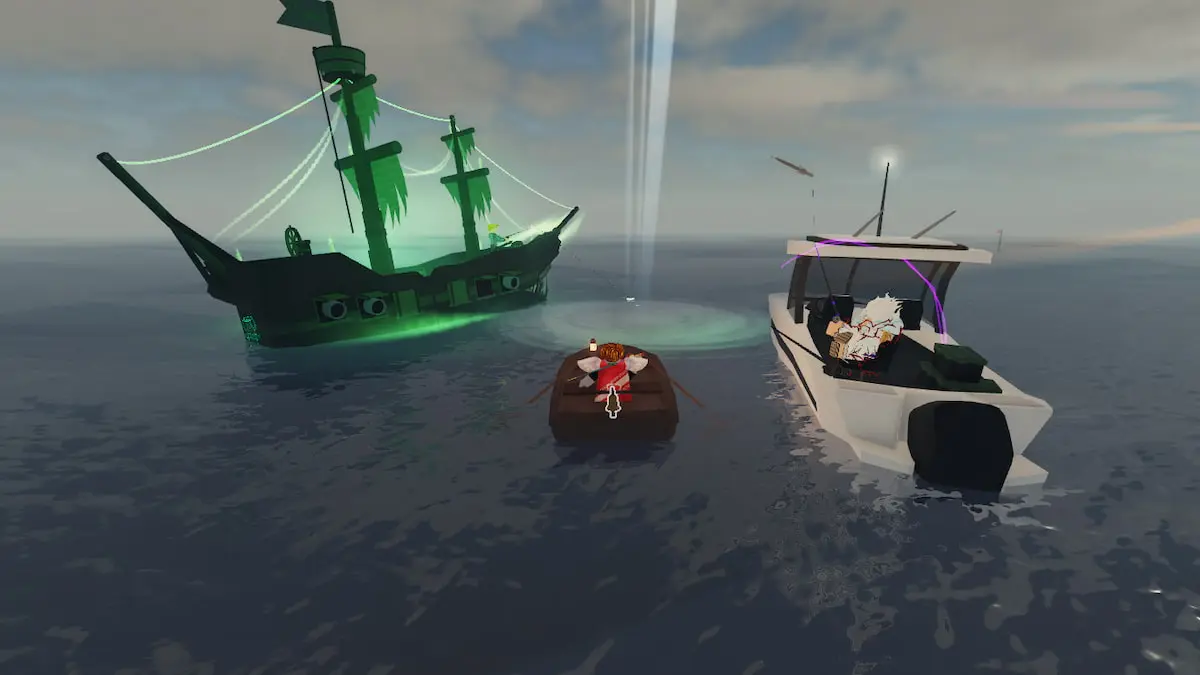 Image showing the strange vortex that leads to Vertigo in Roblox Fisch and allows players to purchase the Nocturnal Rod.