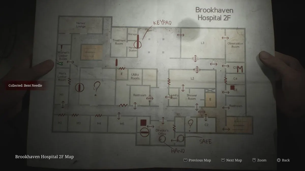 Silent Hill 2 remake Brookhaven Hospital walkthrough: All Patient Bracelet locations