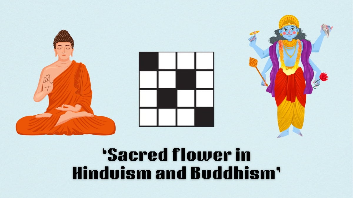 ‘Sacred flower in Hinduism and Buddhism’ NYT Mini Crossword puzzle clue answer and hints