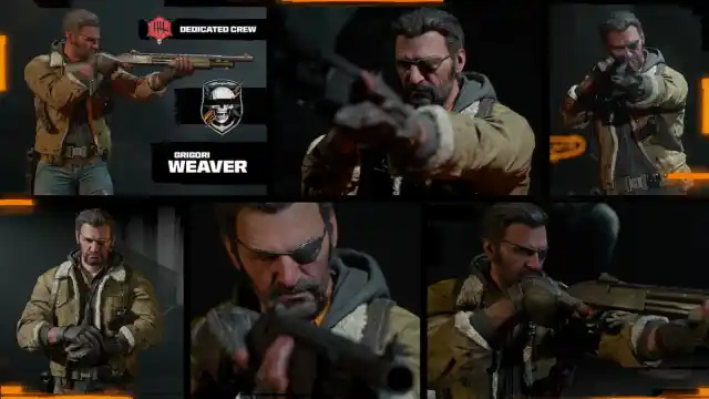 Weaver presentation with his guns in Black Ops 6.