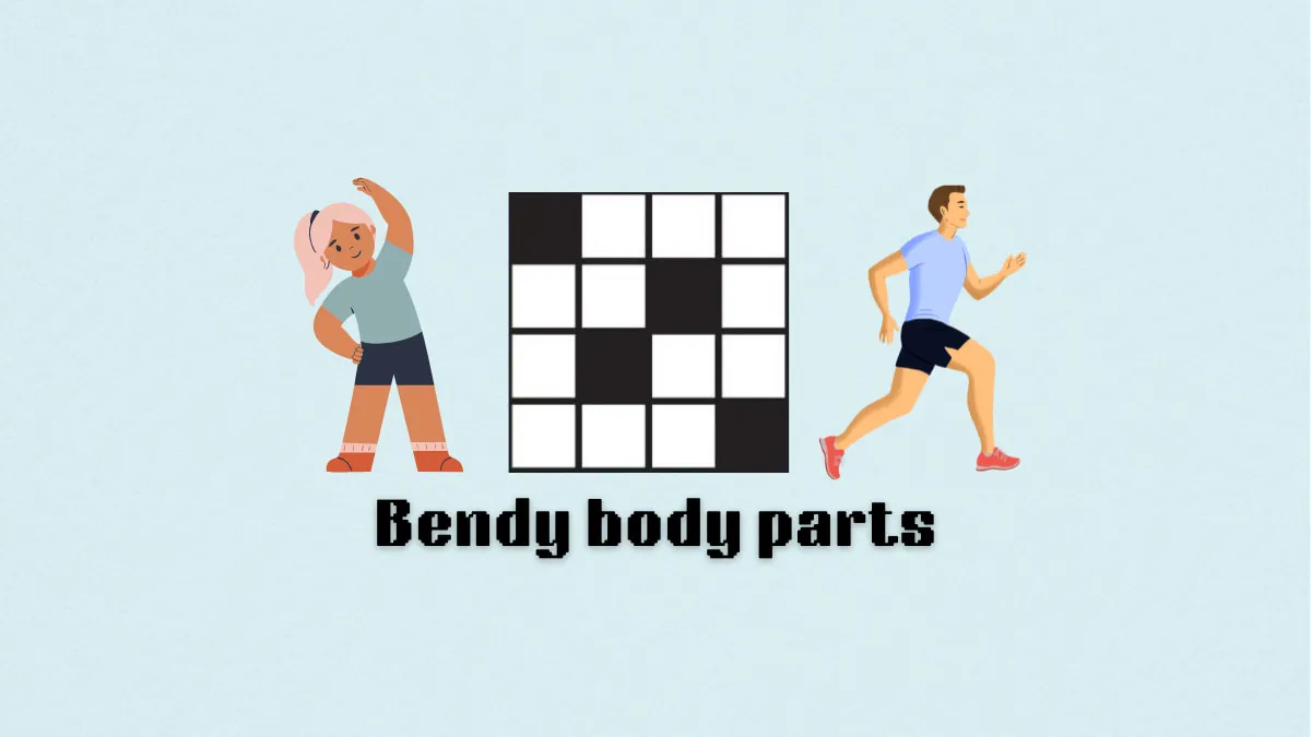 ‘Bendy body parts’ NYT Mini Crossword puzzle clue answer and hints