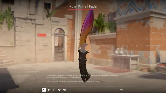 CS2 Kukri Knife Fade preview