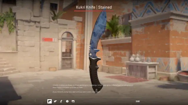 CS2 Kukri Knife Stained skin preview