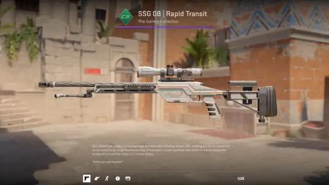 CS2 SSG-08 Rapid Transit skin preview