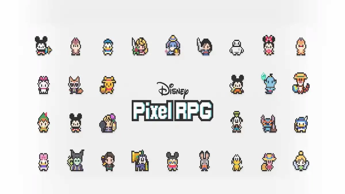 Disney Pixel RPG Logo and Artwork