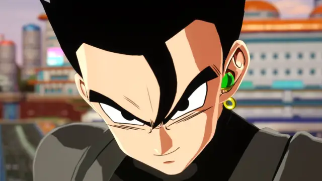 Dragon Ball Sparking Zero Gohan branching paths: Gohan looking evil and wearing a green jewelled earring.