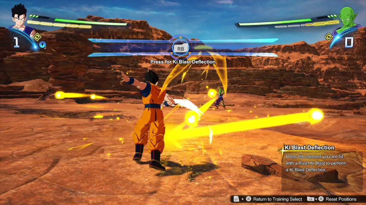 How to Deflect Beams in Dragon Ball Sparking! ZERO