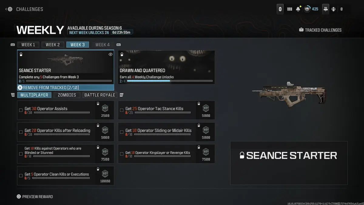 How to unlock the Seance Starter in MW3 and Warzone