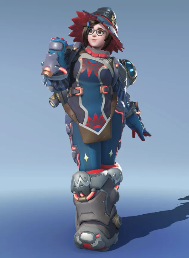 Arcane Apprentice Mei skin in OW2