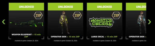 BO6 Monster Energy rewards