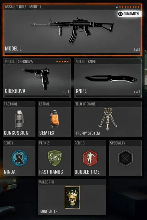 El mejor equipamiento y configuración de clases del Model L en Black Ops 6