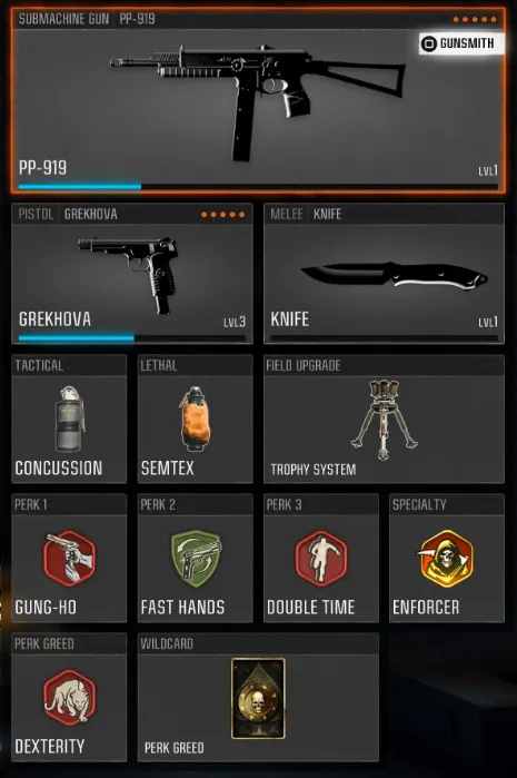 PP-919 class setup in Black Ops 6 multiplayer