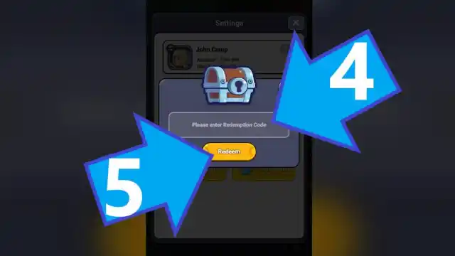 Mini Heroes Magic Throne code redemption screen.