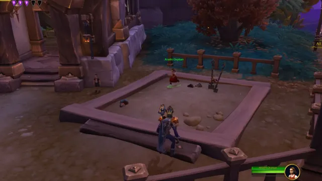 Orphan kids running around and playing in the big sandbox in WoW The War Within.