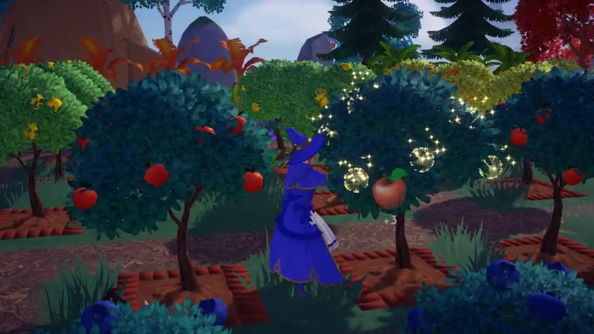 How to pick some crunchy red fruit in Disney Dreamlight Valley