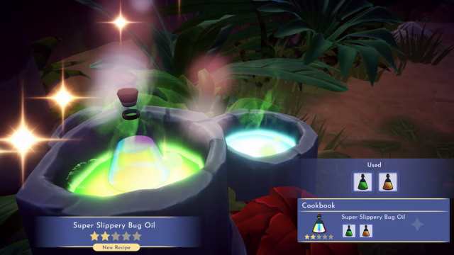 Super Slippery Bug Oil in Disney Dreamlight Valley.