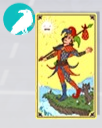 The Fool Tarot Card in The Sims 4. 