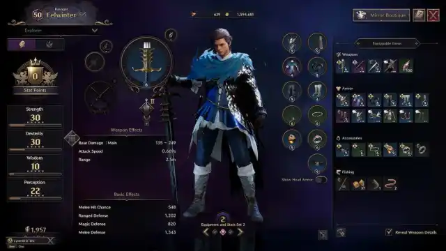 Greatsword and Dagger loadout in Throne and Liberty