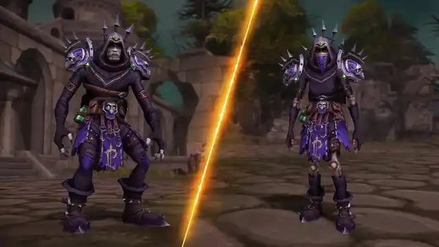 male and female undead in heritage armor