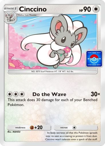 Cinccino Pokémon TCG Pocket card.