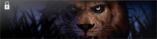 A close-up shot of a Lion's face on a Black Ops 6 Calling Card