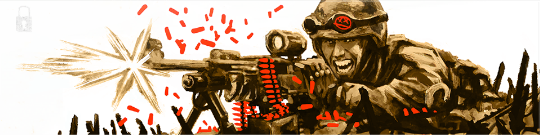 A soldier using an LMG in a Black Ops 6 Calling Card